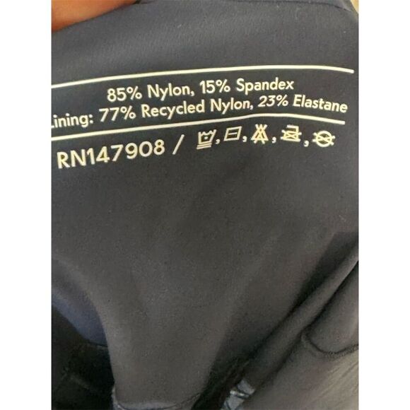 Outdoor Voices The Exercise Dress XS Navy Built-In Shorts Activewear NWT Preppy - Picture 6 of 6